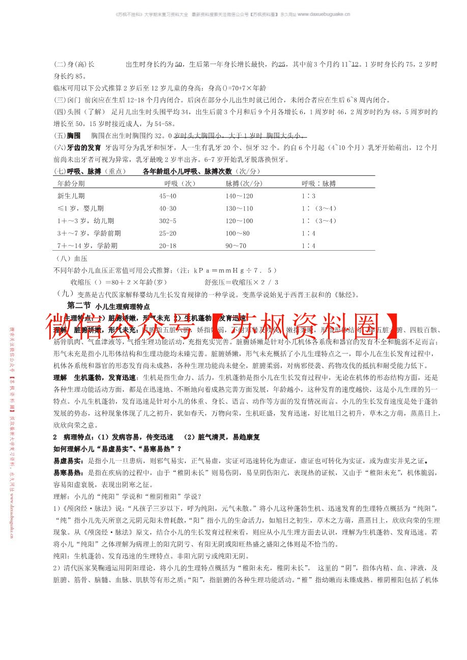 中西医结合儿科